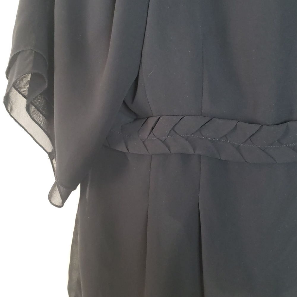 Rag And Bone Sheer Flutter Sleeve Button Up Top - image 4